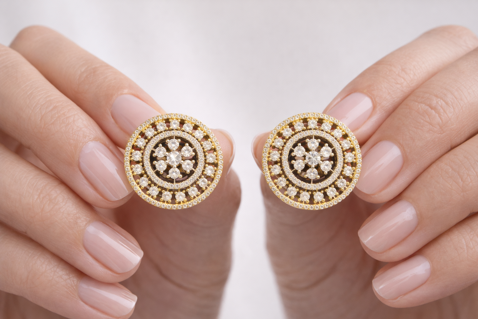 file_0000000084e471fab4da65dcbe2abfcc Golden halo spark studs with gold plating