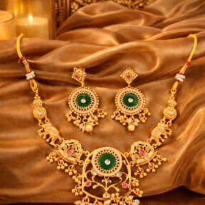 rajwadi polish wedding jewellery